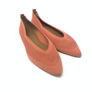Everlane Women's 9 The 40 Hour Shoe Pointed Toe Soft Coral Flat
